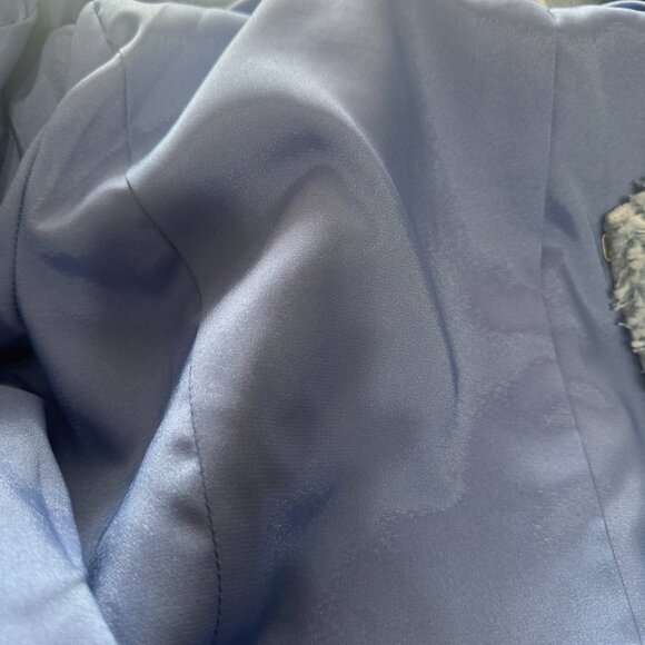 Boston Proper, Vintage jacket, Two tone blue, Size 16 - Picture 12 of 16